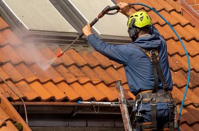 Démoussage et hydrofuge de toiture à Gros-Chastang